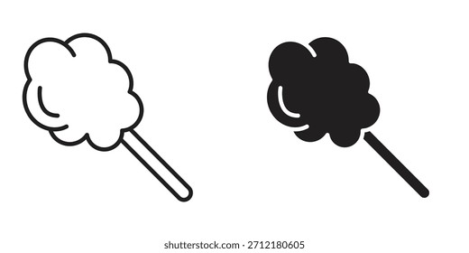 Cotton Candy icon in vector. Logotype