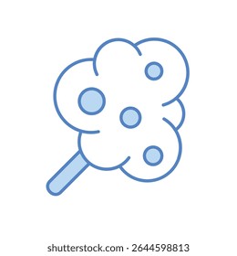 Cotton Candy Icon vector stock illustration