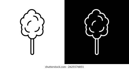 Cotton Candy icon vector for web and mobile app. Symbol isolated.