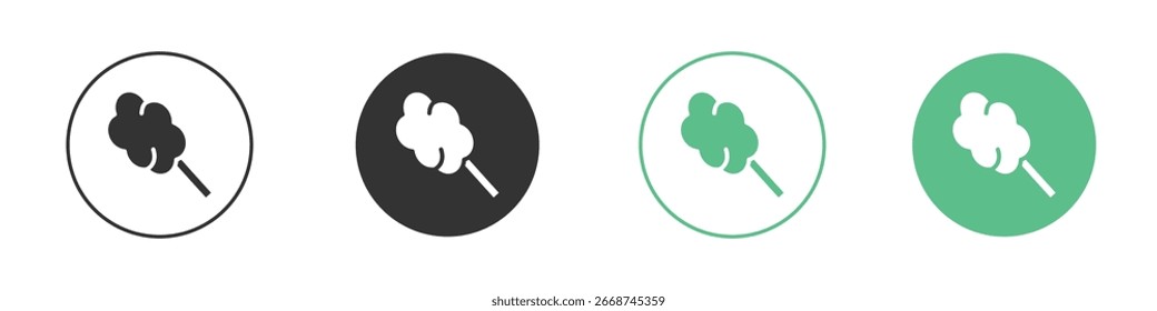 Cotton Candy icon for your website or app. eps10