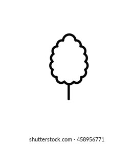 Cotton Candy Outline Icon