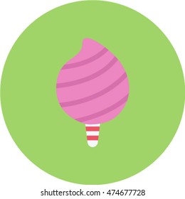 cotton candy outline icon