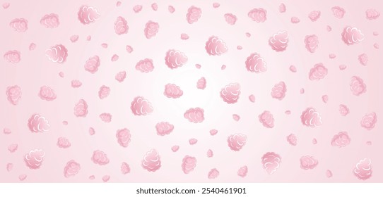 cotton candy pattern abstract vector background