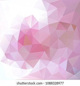 Cotton Candy and White Polygonal Background
