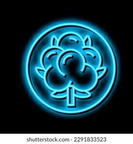 cotton clothing washing neon light sign vector. cotton clothing washing illustration