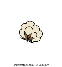 cotton doodle icon