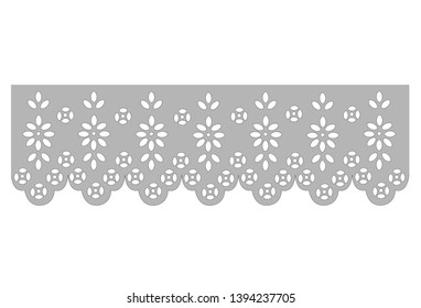 cotton eyelet design hand drawn