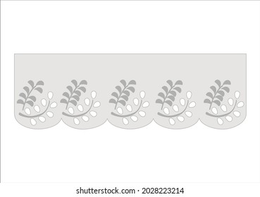 cotton eyelet vector art design hand drawn