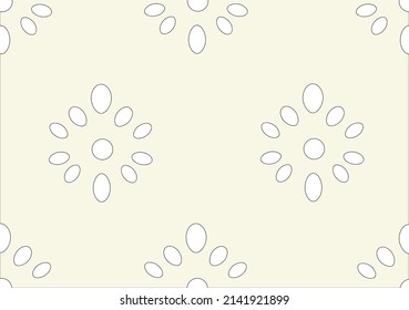 cotton eyelet vector hand drawn