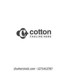 Cotton flower logo