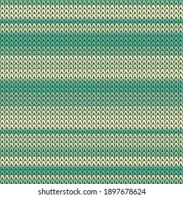 Cotton horizontal stripes christmas knit geometric seamless pattern. Blanket hosiery textile print. Winter seamless knitted pattern. Fabric canvas illustration.