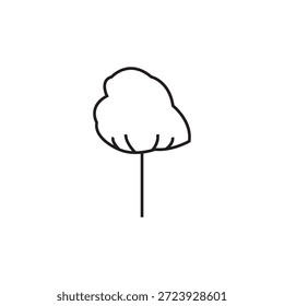 Icono de algodón Ilustración Elemento Diseño