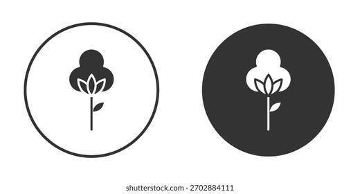 Cotton icon. Perfect for web and app interfaces, presentations, infographics