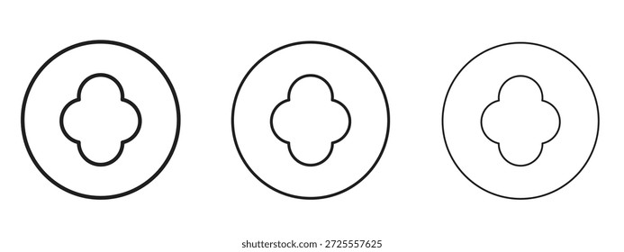 Símbolo de línea delgada del icono del algodón en el fondo blanco, Ilustración vectorial editable del movimiento
