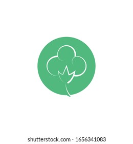 Cotton icon Vector Illustration design Logo template