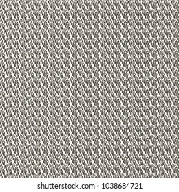 Cotton jersey texture in a graphic form. Abstract fabric background. Monochrome. Vector illustration.