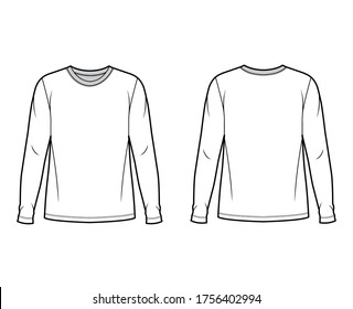 6,691 Fashion technical drawing long sleeve shirt Images, Stock Photos ...