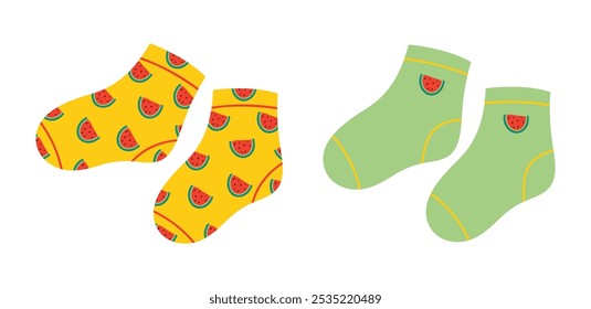 Calcetines de niño de algodón. Сcalcetín de par casual. Ropa