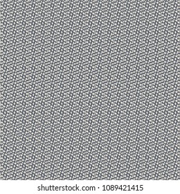 Cotton knit with small rounded shapes. Blue jersey texture. Vector illustration.