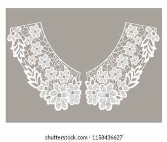 cotton lace collar