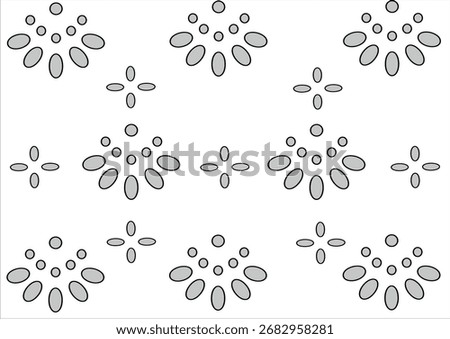 cotton lace vector hand drawn design vector art