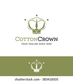 cotton logo for business, organization or website