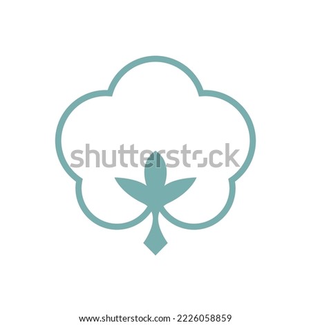 Cotton logo icon design illustration