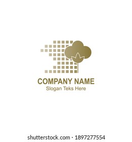 Cotton logo icon illustration vector design template