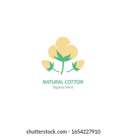 Cotton Logo Illustration Vector Design Stock Vector (Royalty Free ...