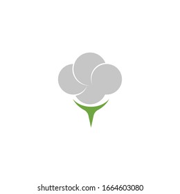 Cotton logo illustration vector design
