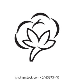 Cotton logo template vector icon design