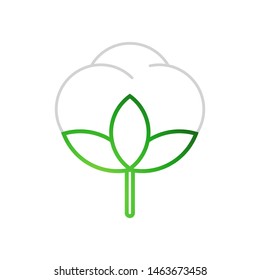 Cotton logo template vector icon design