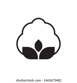 Cotton logo template vector icon design