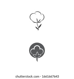 Cotton Logo Template vector symbol nature