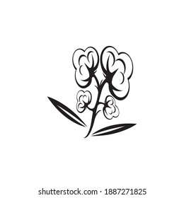 Cotton Logo Template vector symbol nature