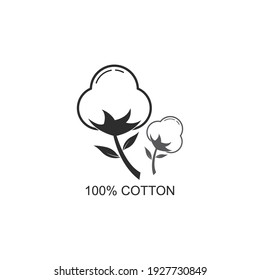 Cotton Logo Template vector symbol nature