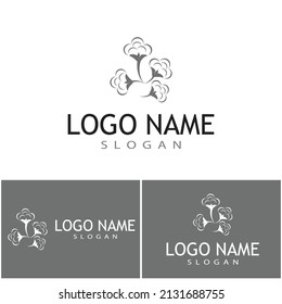 Cotton Logo Template vector symbol nature