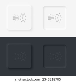 Cotton manufacturing, neumorphic style button