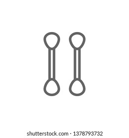 cotton outline icon. Elements of Beauty and Cosmetics illustration icon. Signs and symbols can be used for web, logo, mobile app, UI, UX