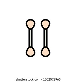 cotton outline icon. Elements of Beauty and Cosmetics illustration icon. Signs and symbols can be used for web, logo, mobile app, UI, UX