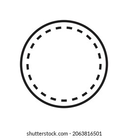 Icono de almohadilla de algodón ilustración vectorial
