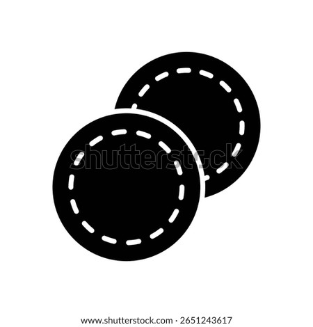 cotton pads icon vector design template simple and clean