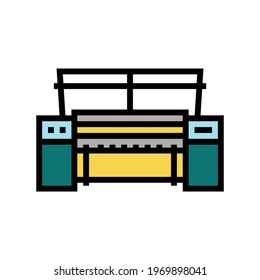 cotton production factory equipment color icon vector. cotton production factory equipment sign. isolated symbol illustration