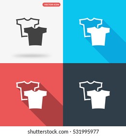 Cotton shirt icon illustration isolated vector sign symbol