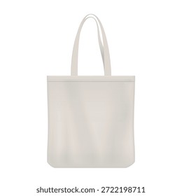 Cotton shopper bag illustration in vector style for various purposes in daily life and shopping.
