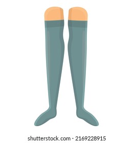 Vector de dibujos animados de icono de almacenamiento de algodón. Calcetín de invierno. Pie suave