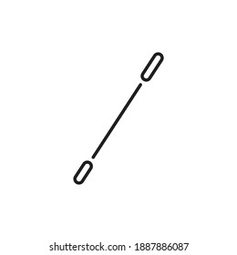Cotton swab icon design. vector illustration