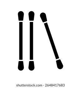 cotton swab icon vector design template simple and clean