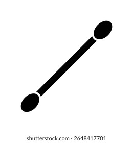 cotton swab icon vector design template simple and clean
