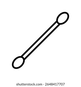 cotton swab icon vector design template simple and clean